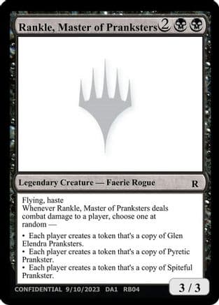 Rankle, Master of Pranksters () [Un-Known Event Playtest Cards]