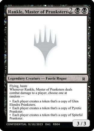 Rankle, Master of Pranksters () [Un-Known Event Playtest Cards]
