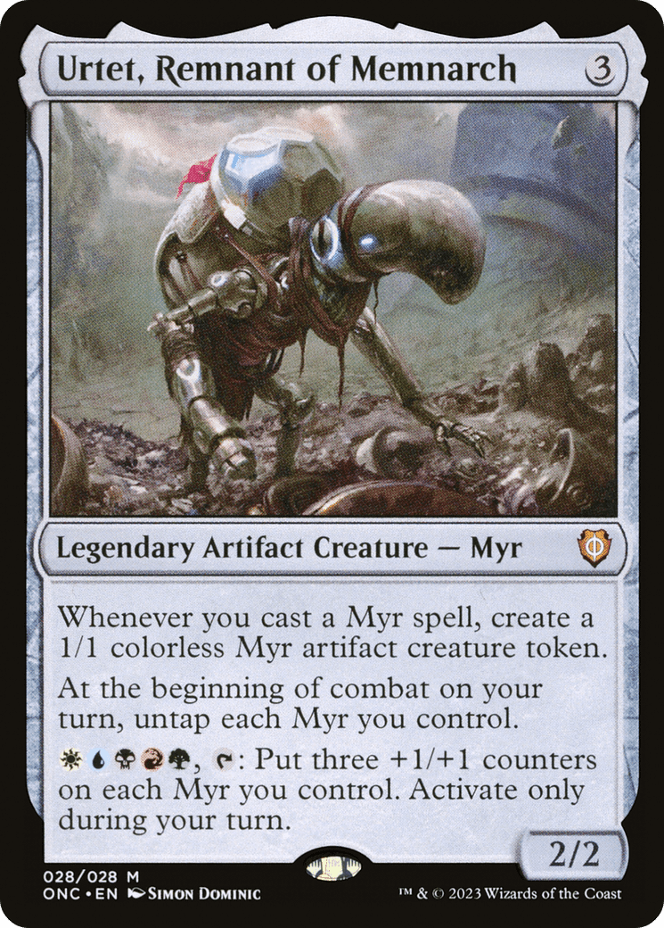 Urtet, Remnant of Memnarch [Phyrexia: All Will Be One Commander] Foil