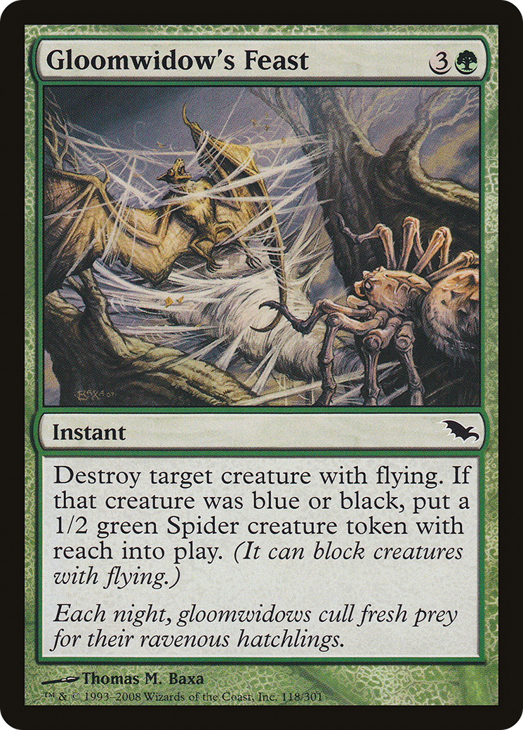 Gloomwidow's Feast [Shadowmoor] Foil