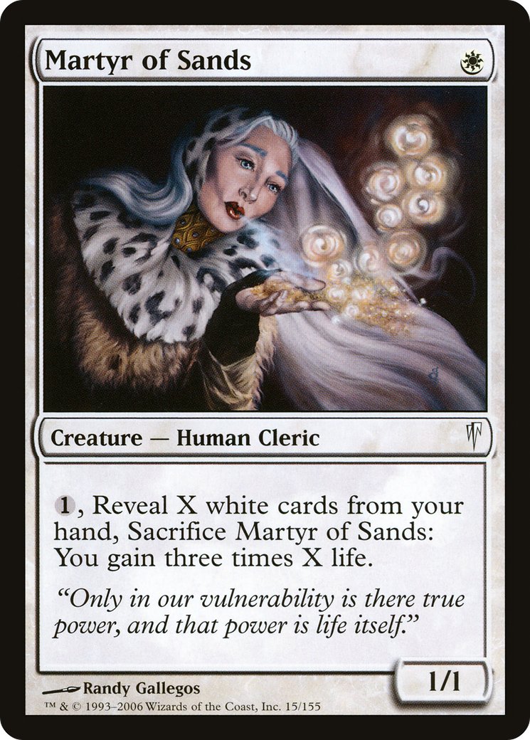Martyr of Sands [Coldsnap] Foil