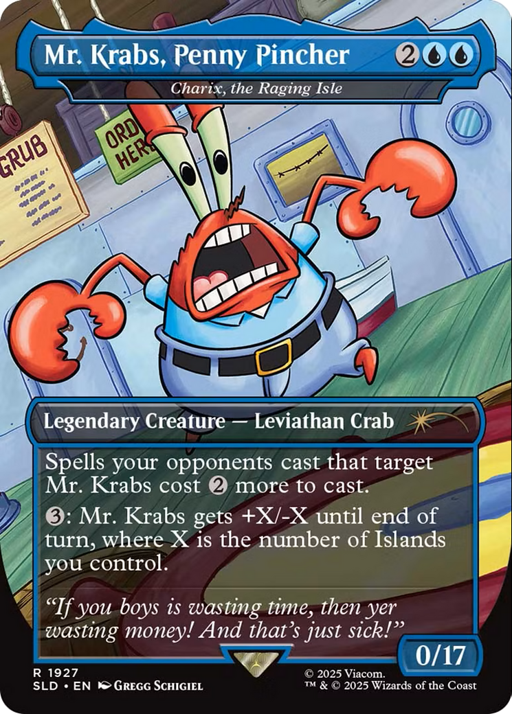 Mr. Krabs, Penny Pincher - Charix, the Raging Isle (1927) [Secret Lair Drop Series]