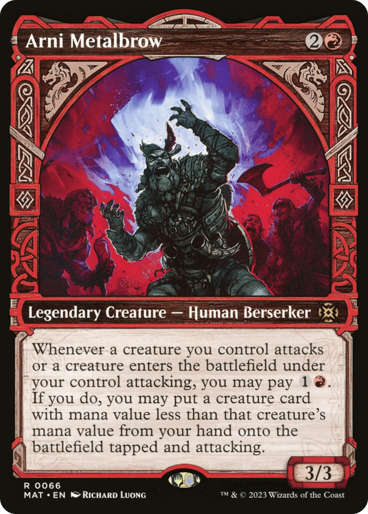 Arni Metalbrow (Showcase) [March of the Machine: The Aftermath] Foil