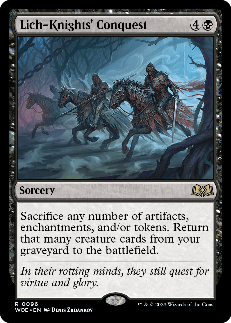 Lich-Knights' Conquest [Wilds of Eldraine] Foil