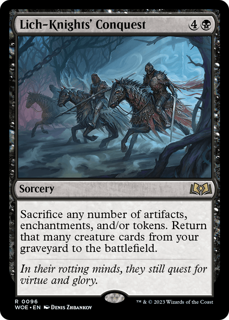 Lich-Knights' Conquest [Wilds of Eldraine] Foil