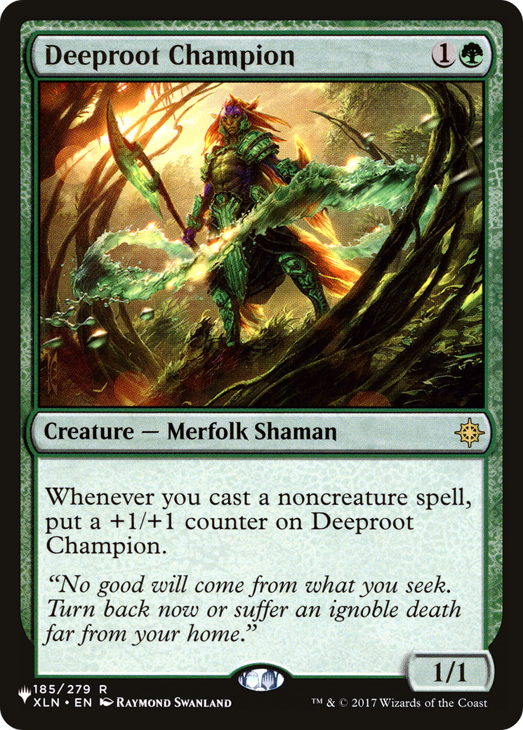 Deeproot Champion |  (XLN-185) [The List]