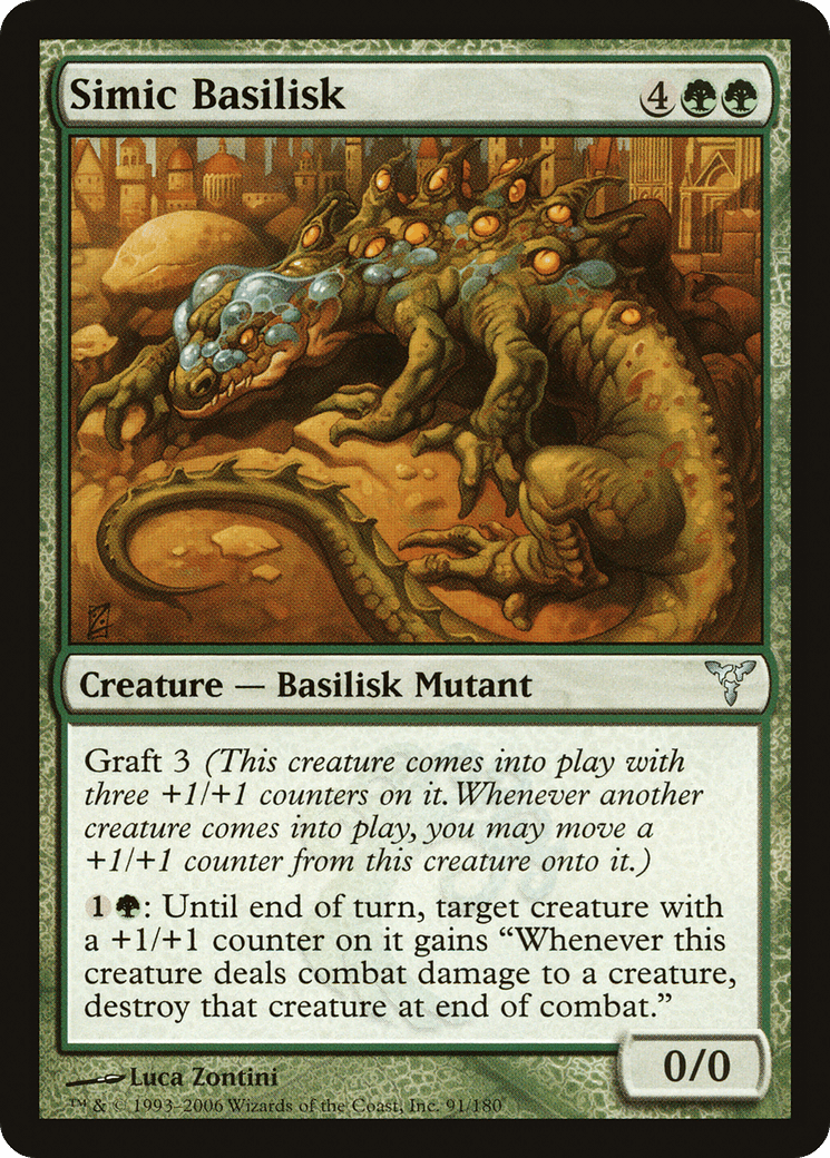 Simic Basilisk [Dissension] Foil