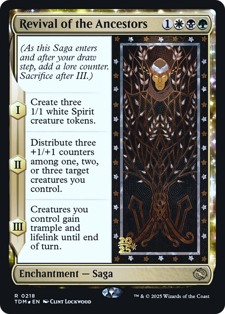 Revival of the Ancestors (218) [Prerelease Cards]  Foil