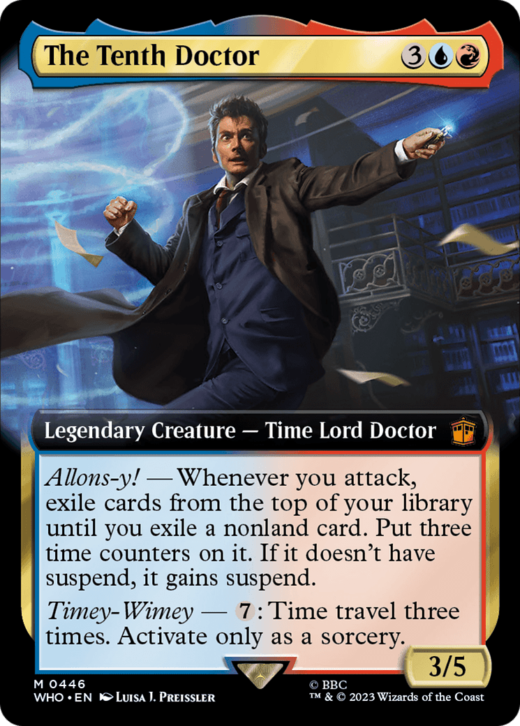 The Tenth Doctor (Extended Art) [Doctor Who] Foil