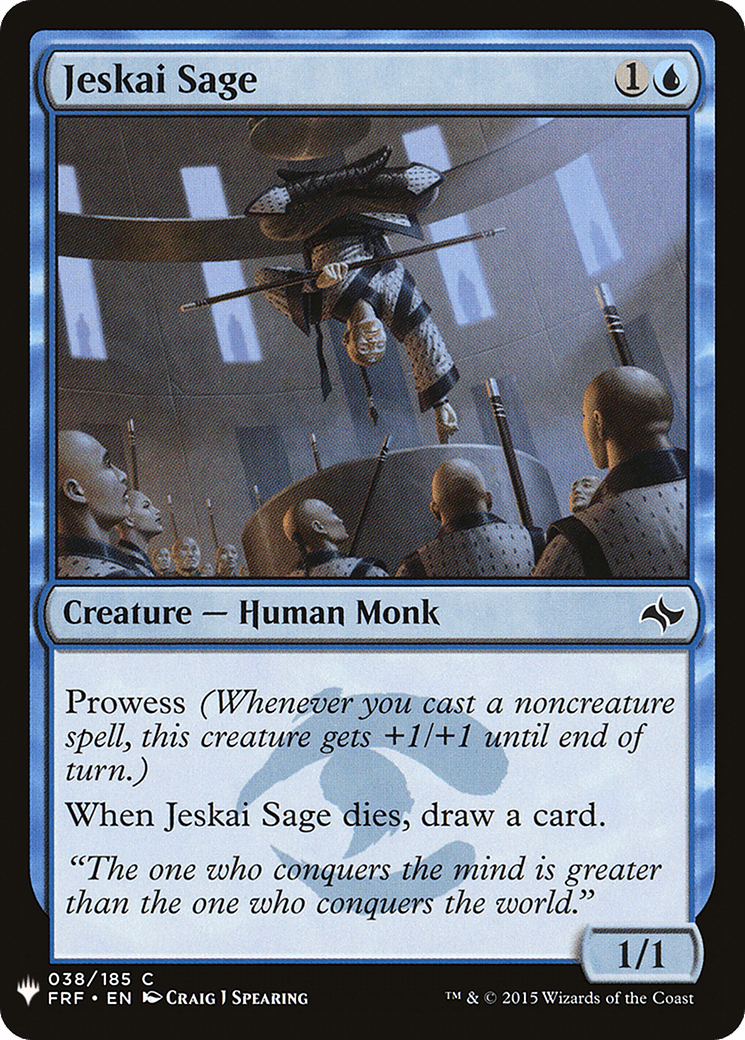 Jeskai Sage |  (FRF-38) [The List]
