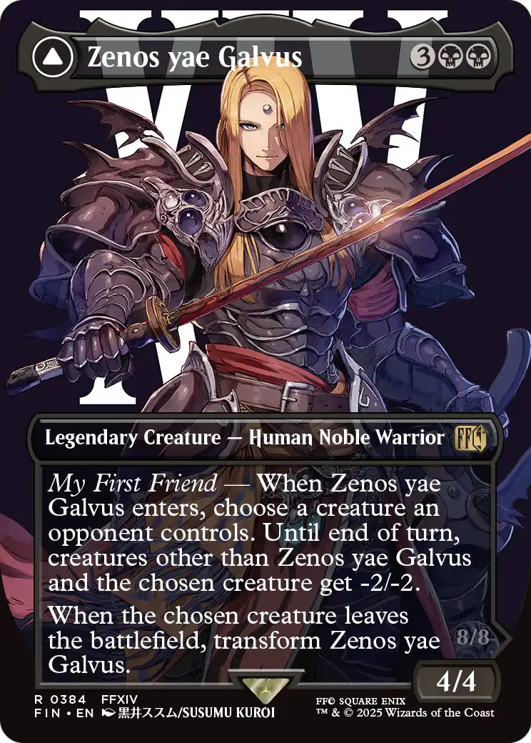 Zenos Yae Galvus (Borderless) (384) [FINAL FANTASY]  Foil