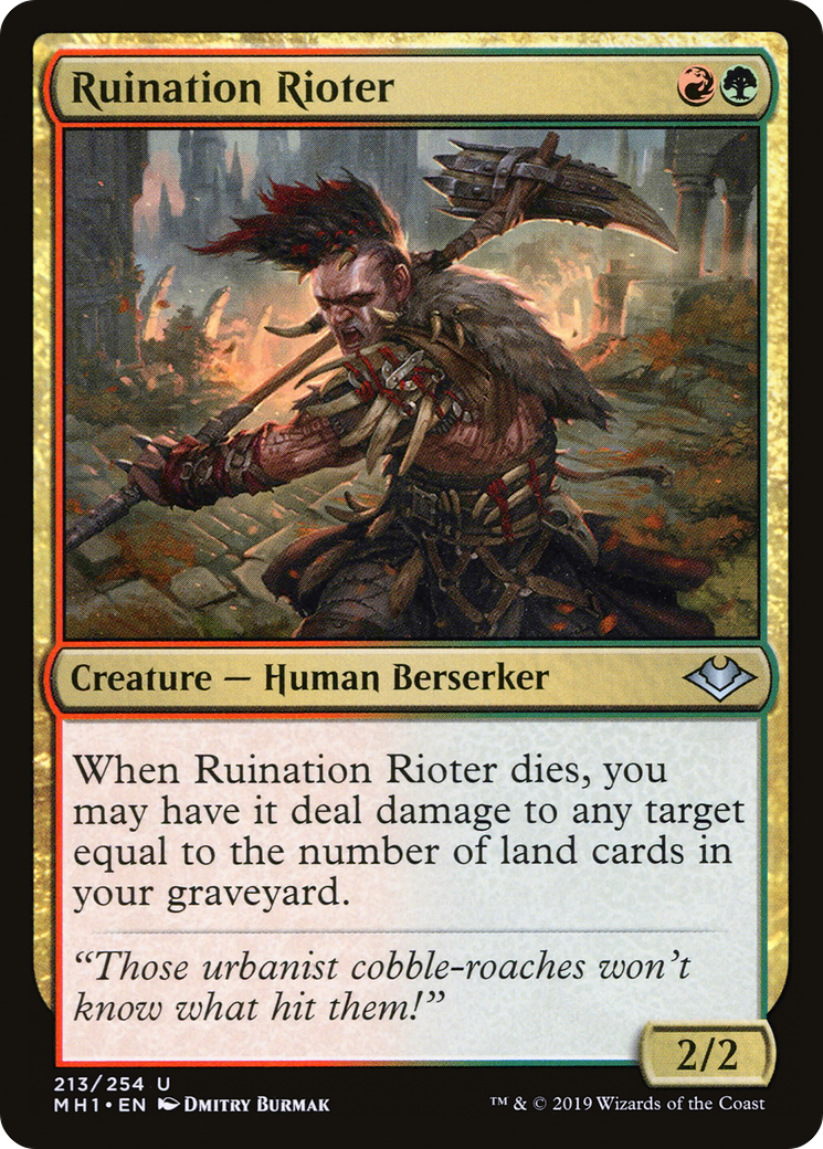 Ruination Rioter [Modern Horizons] Foil