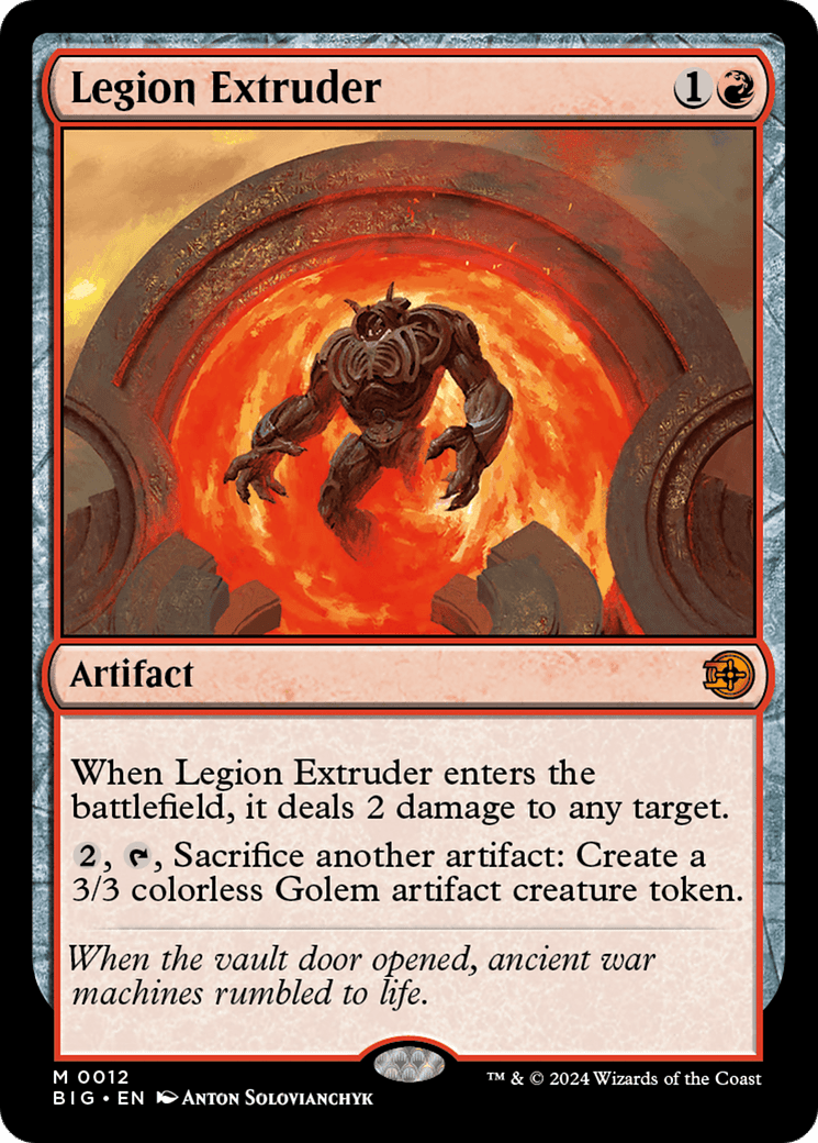 Legion Extruder [Outlaws of Thunder Junction: The Big Score] Foil