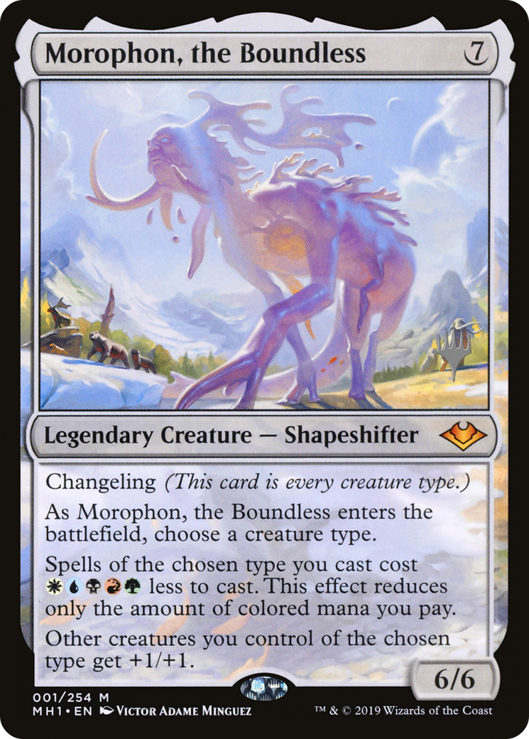 Morophon, the Boundless (Promo Pack) [Modern Horizons Promos] Foil