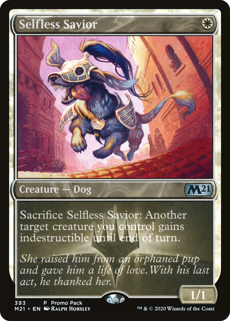 Selfless Savior (Promo Pack) [Core Set 2021 Promos] Foil