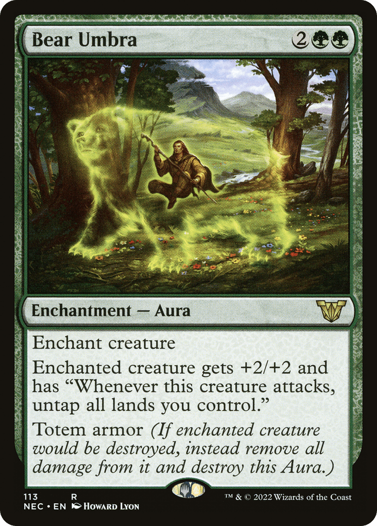 Bear Umbra [Kamigawa: Neon Dynasty Commander]