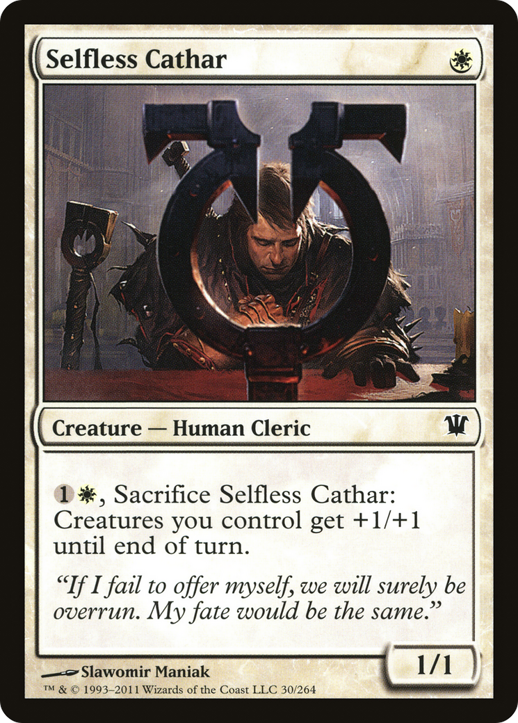 Selfless Cathar [Innistrad] Foil