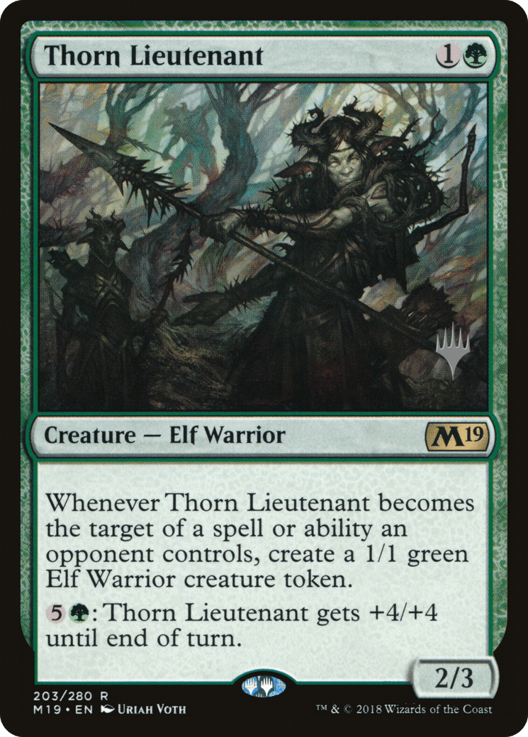 Thorn Lieutenant (Promo Pack) [Core Set 2019 Promos] Foil