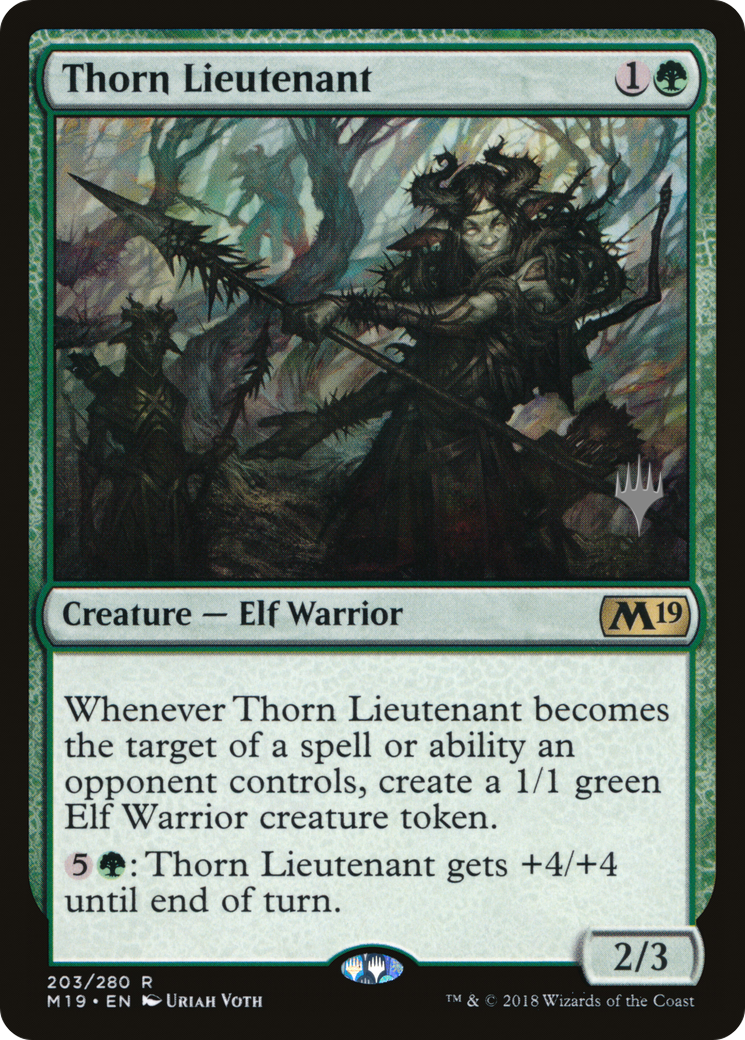 Thorn Lieutenant (Promo Pack) [Core Set 2019 Promos] Foil