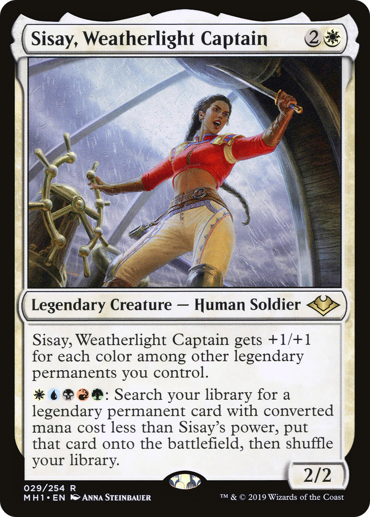 Sisay, Weatherlight Captain [Modern Horizons] Foil