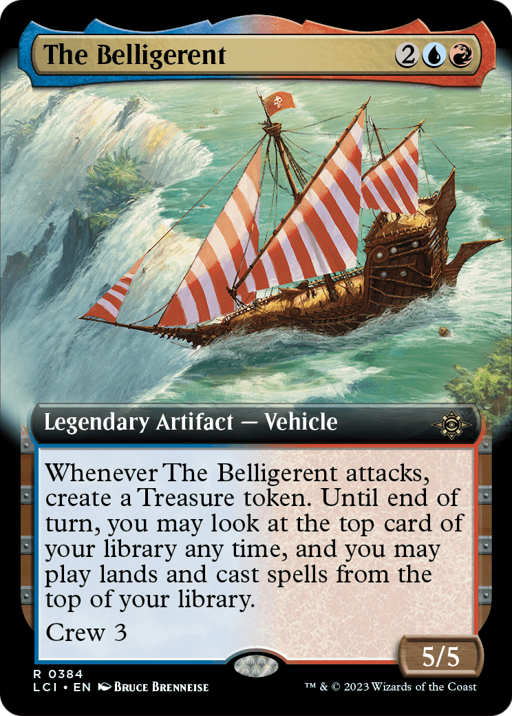 The Belligerent (Extended Art) [The Lost Caverns of Ixalan] Foil
