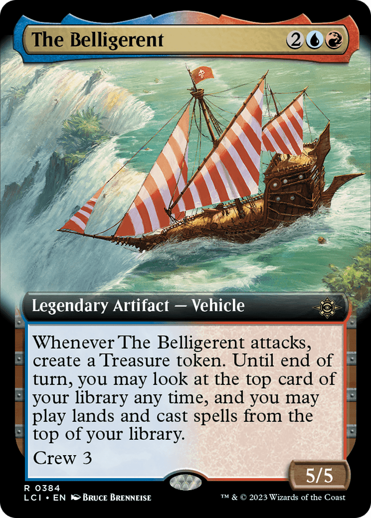 The Belligerent (Extended Art) [The Lost Caverns of Ixalan] Foil