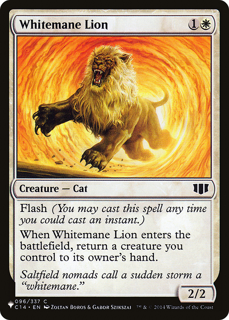 Whitemane Lion |  (C14-96) [The List]
