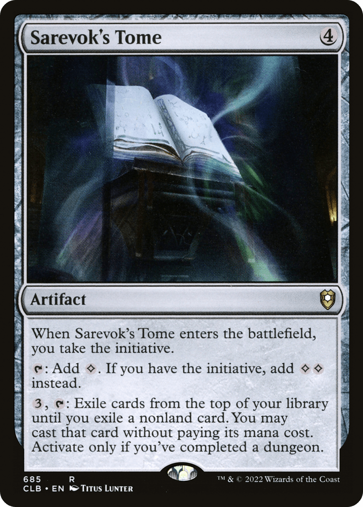 Sarevok's Tome [Commander Legends: Battle for Baldur's Gate]