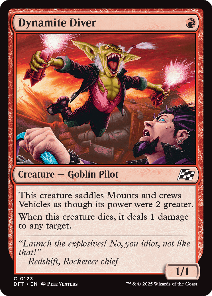 Dynamite Diver |  Foil (123) [Aetherdrift]