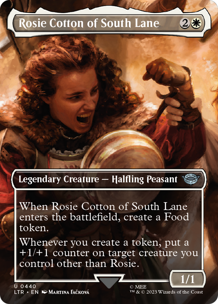 Rosie Cotton of South Lane (Borderless Alternate Art) [The Lord of the Rings: Tales of Middle-Earth] Foil