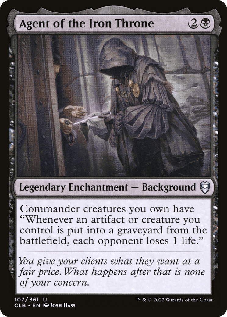 Agent of the Iron Throne [Commander Legends: Battle for Baldur's Gate] Foil