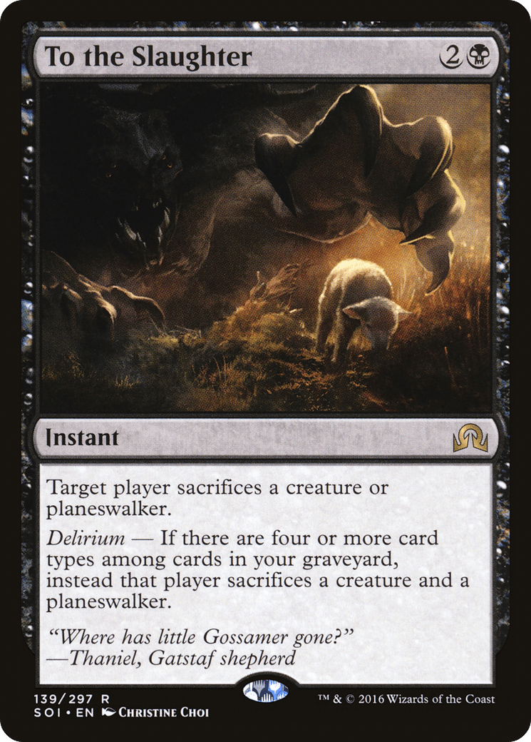To the Slaughter [Shadows over Innistrad] Foil