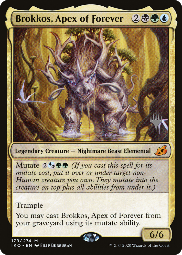 Brokkos, Apex of Forever (Promo Pack) [Ikoria: Lair of Behemoths Promos] Foil