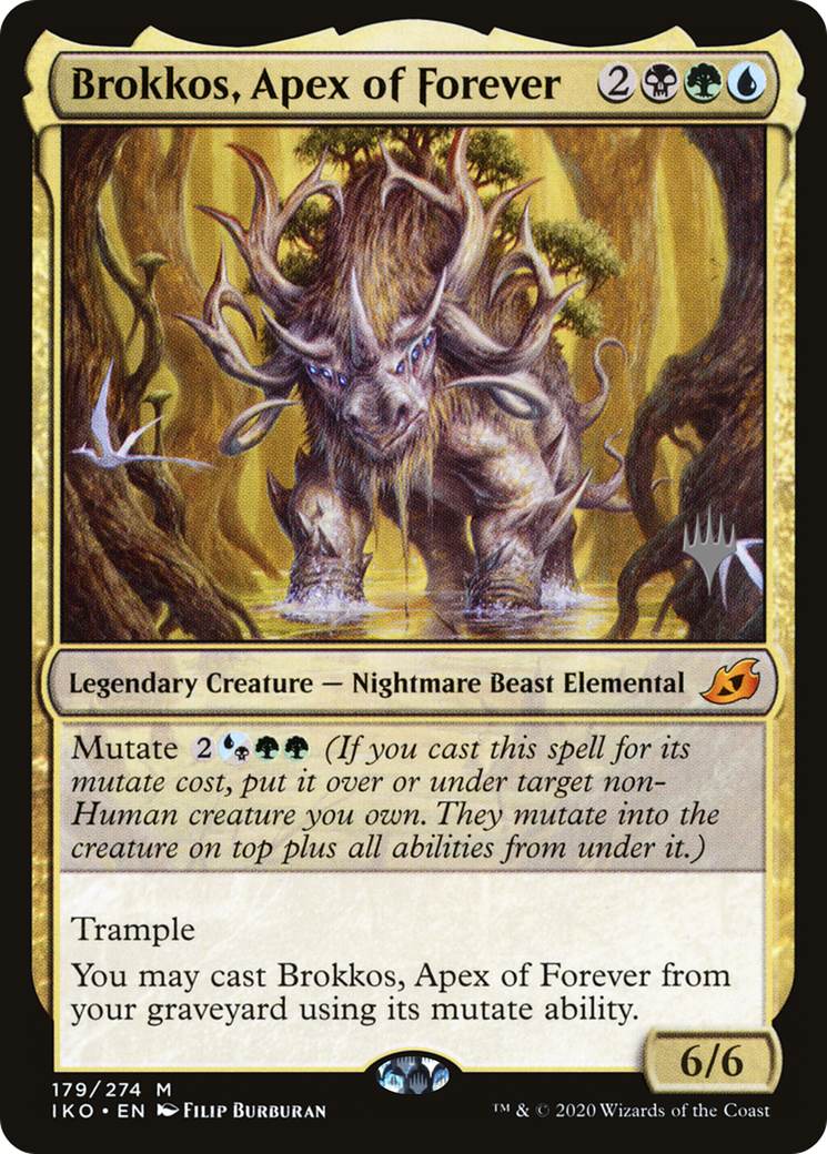 Brokkos, Apex of Forever (Promo Pack) [Ikoria: Lair of Behemoths Promos] Foil