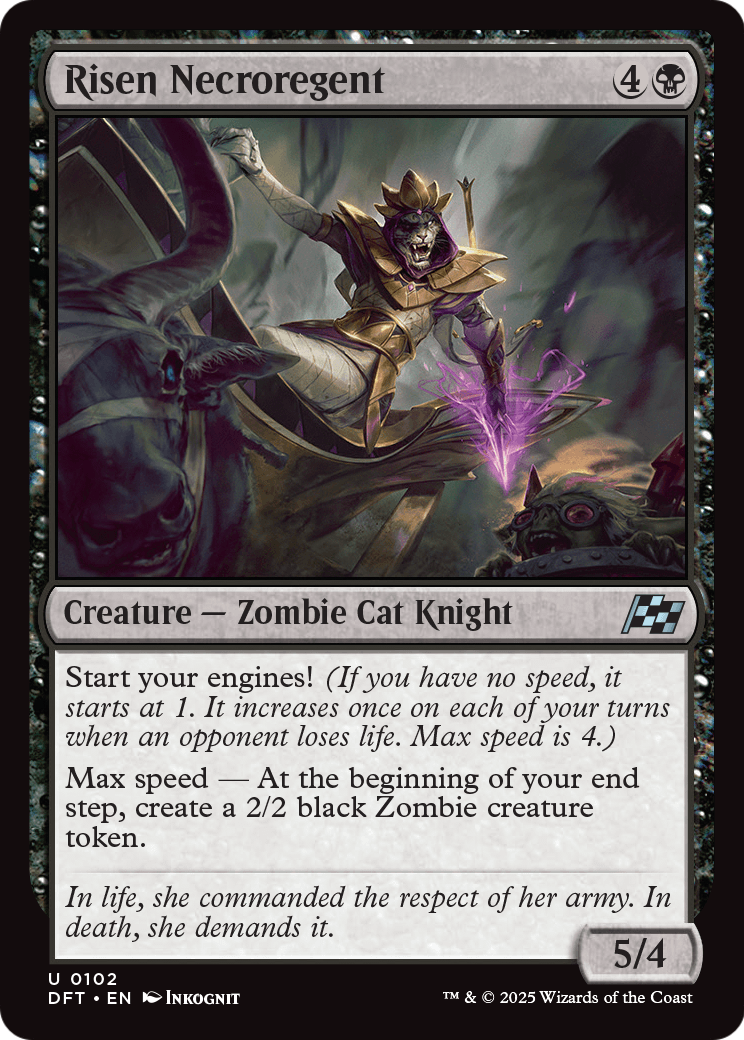 Risen Necroregent |  Foil (102) [Aetherdrift]