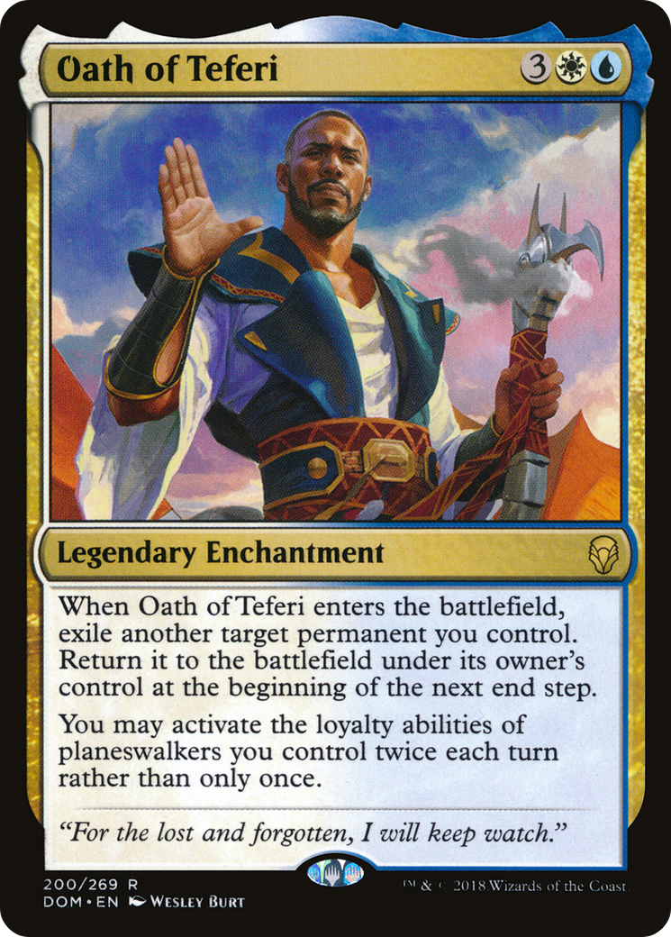 Oath of Teferi [Dominaria] Foil