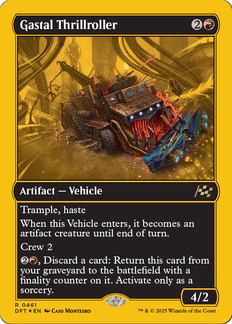 Gastal Thrillroller |  Foil (461) [Aetherdrift]