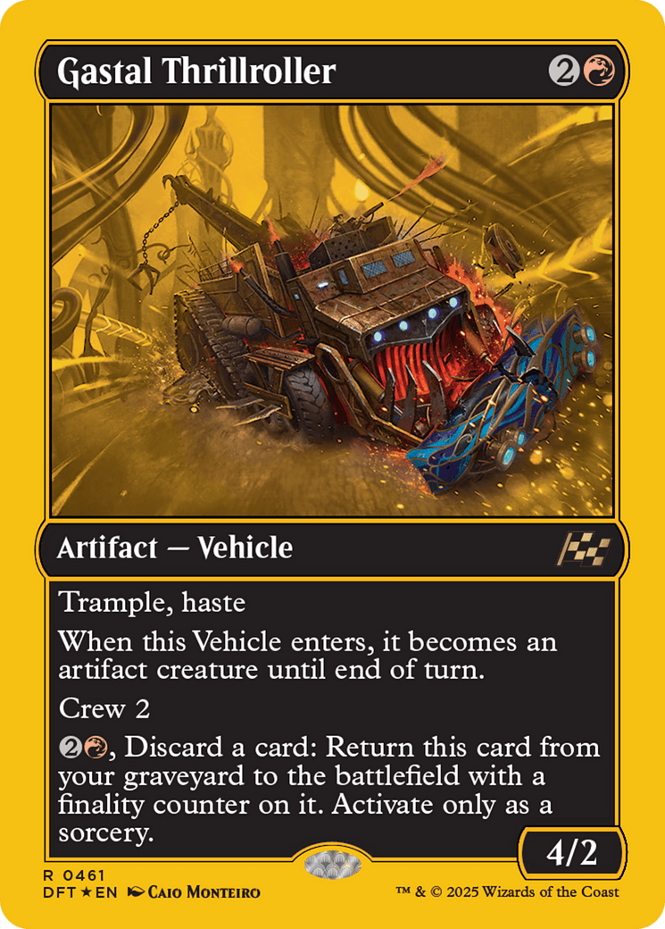 Gastal Thrillroller |  Foil (461) [Aetherdrift]