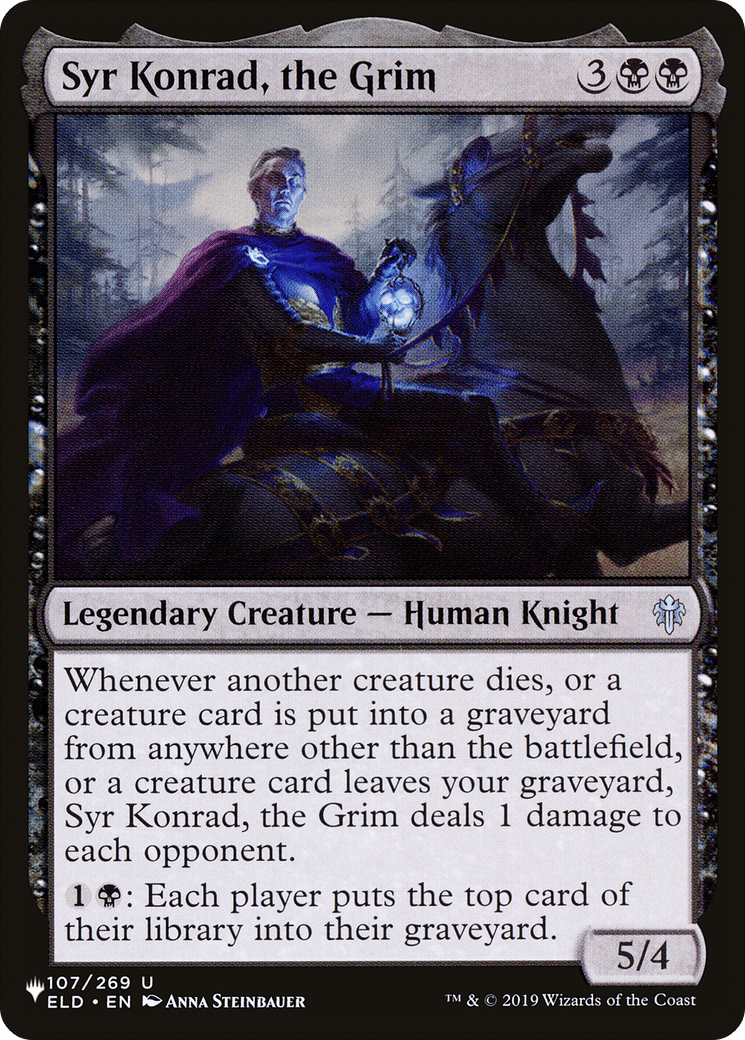 Syr Konrad, the Grim |  (ELD-107) [The List]