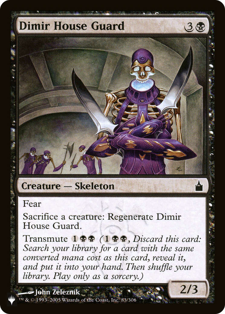 Dimir House Guard |  (RAV-83) [The List]