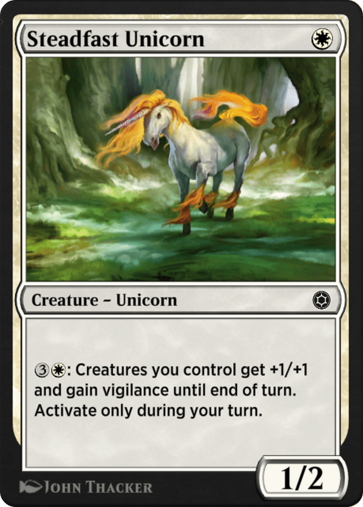 Steadfast Unicorn (HBG-104) - Alchemy Horizons: Baldur's Gate