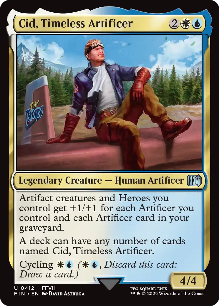 Cid, Timeless Artificer (0412) (412) [FINAL FANTASY]  Foil