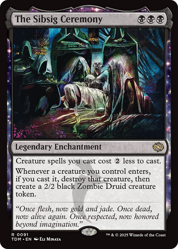 The Sibsig Ceremony (091) [Tarkir: Dragonstorm]  Foil