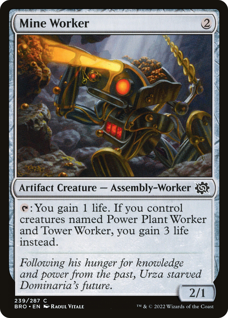 Mine Worker [The Brothers' War] Foil