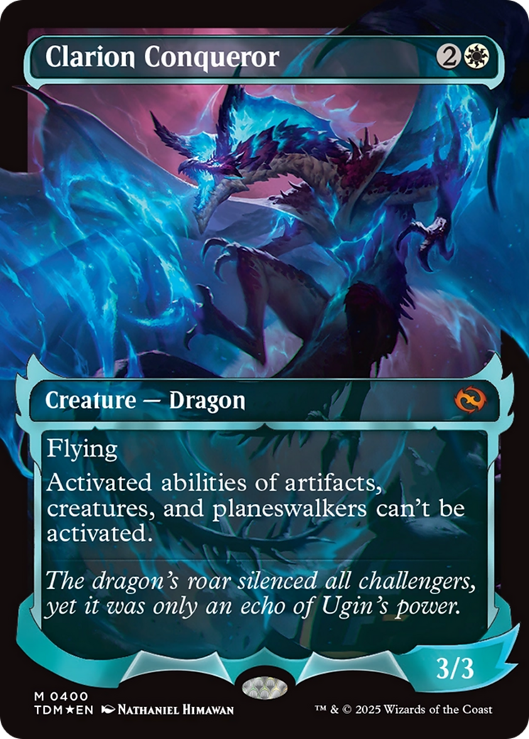 Clarion Conqueror (Showcase) (400) [Tarkir: Dragonstorm]  Foil