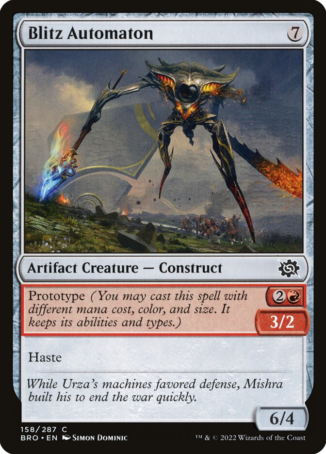 Blitz Automaton 158/287 (The Brothers' War) 