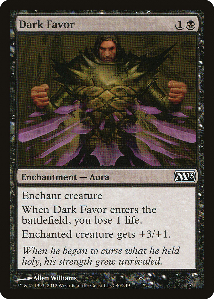 Dark Favor [Magic 2013] Foil
