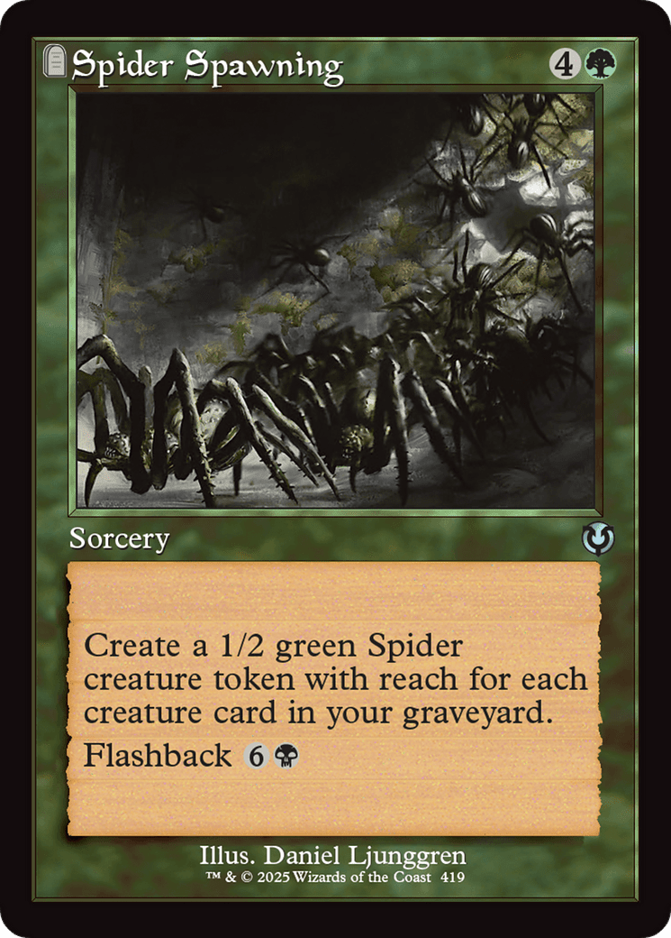 Spider Spawning (Retro Frame) (-419) [Innistrad Remastered]