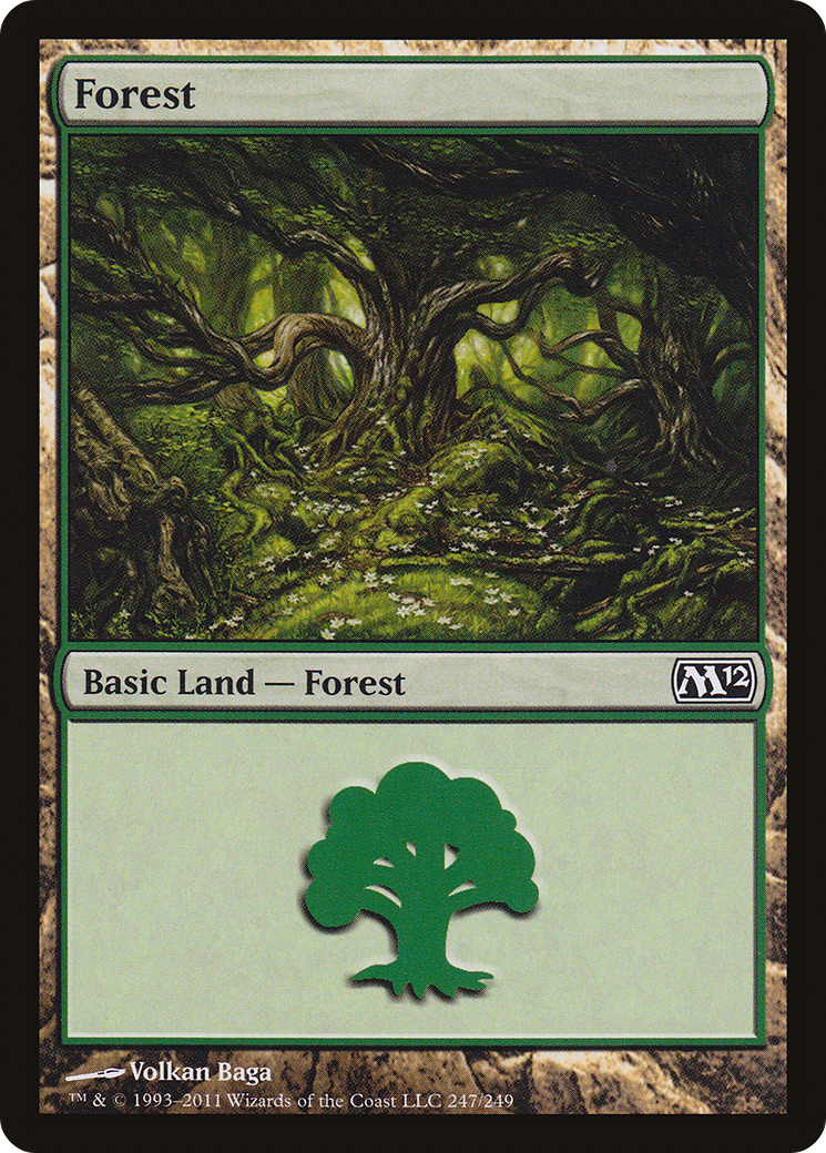 Forest (247) [Magic 2012] Foil