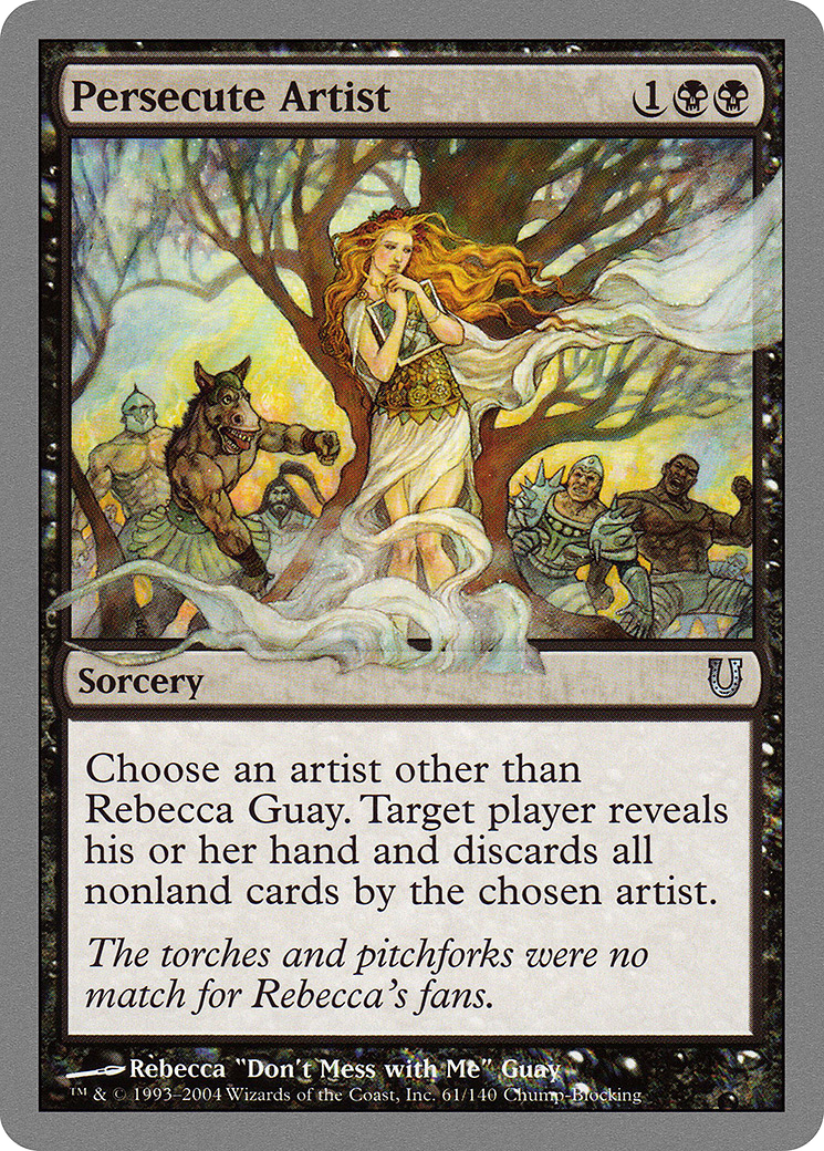 Persecute Artist [Unhinged] Foil
